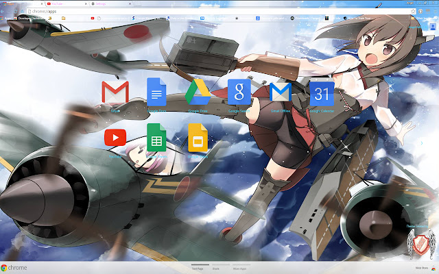 Kantai Theme 36 1600x900  from Chrome web store to be run with OffiDocs Chromium online