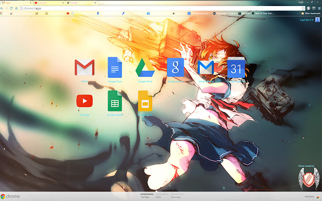 Kantai Theme 38 1600x900  from Chrome web store to be run with OffiDocs Chromium online