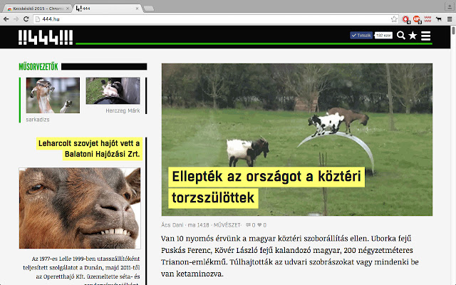 Kecskésítő 2015  from Chrome web store to be run with OffiDocs Chromium online