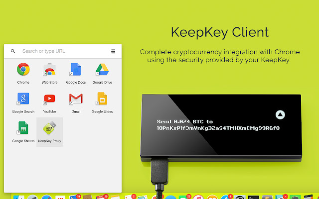 KeepKey Client  from Chrome web store to be run with OffiDocs Chromium online