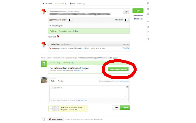 Kenshoo Github Deploy Button  from Chrome web store to be run with OffiDocs Chromium online