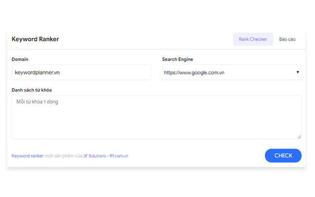 Keyword Rank Checker fff.com.vn  from Chrome web store to be run with OffiDocs Chromium online