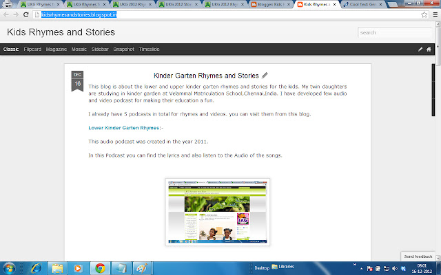 Kids Rhymes  Stories  from Chrome web store to be run with OffiDocs Chromium online