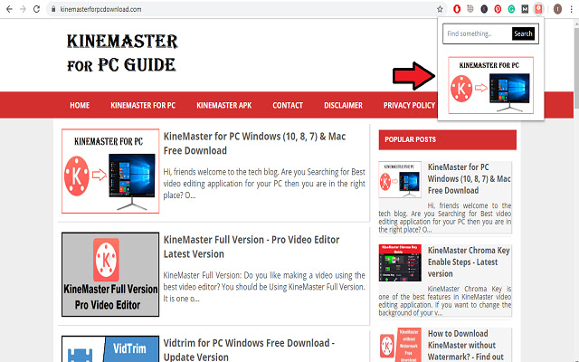 KineMaster for PC  from Chrome web store to be run with OffiDocs Chromium online