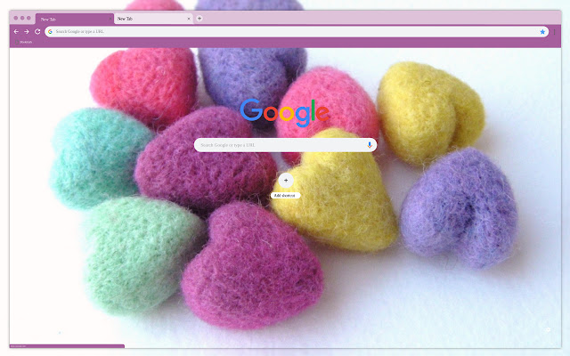 Knitted hearts  from Chrome web store to be run with OffiDocs Chromium online