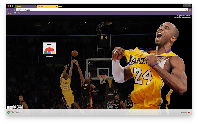 Kobe Bryant  from Chrome web store to be run with OffiDocs Chromium online