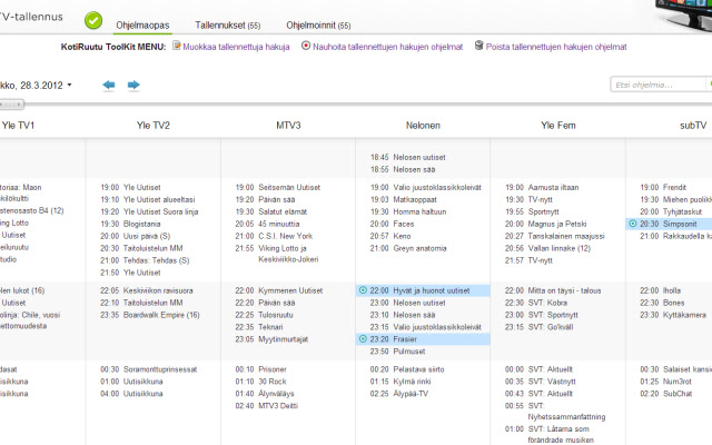 KotiRuutu ToolKit  from Chrome web store to be run with OffiDocs Chromium online