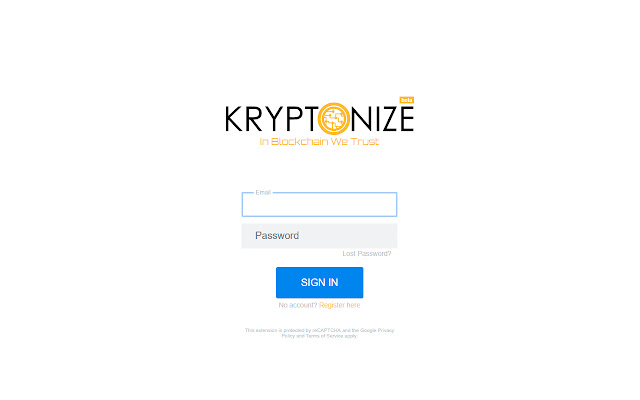 Kryptonize  from Chrome web store to be run with OffiDocs Chromium online