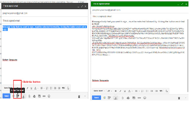 Kryto Email Signature  from Chrome web store to be run with OffiDocs Chromium online