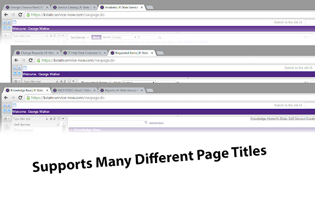 K State ServiceNow Title Changer  from Chrome web store to be run with OffiDocs Chromium online