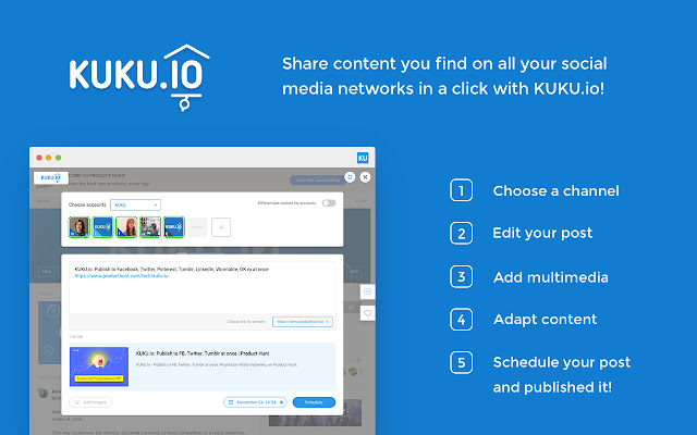 KUKU.io  from Chrome web store to be run with OffiDocs Chromium online