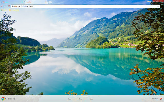 Lake Mountain Reflection  from Chrome web store to be run with OffiDocs Chromium online