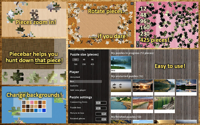 Lakes Jigsaw Puzzles  from Chrome web store to be run with OffiDocs Chromium online