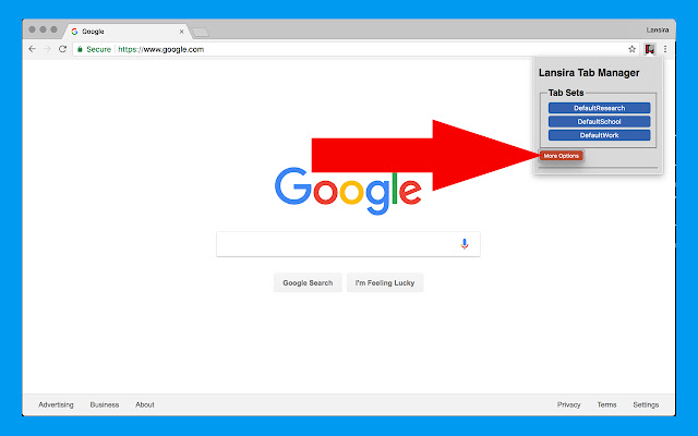 Lansira Tab Manager  from Chrome web store to be run with OffiDocs Chromium online