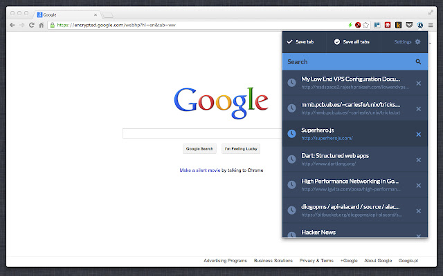 LaterTabs  from Chrome web store to be run with OffiDocs Chromium online