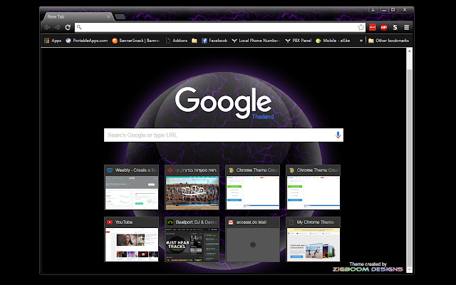 LavaChrome Purple  from Chrome web store to be run with OffiDocs Chromium online