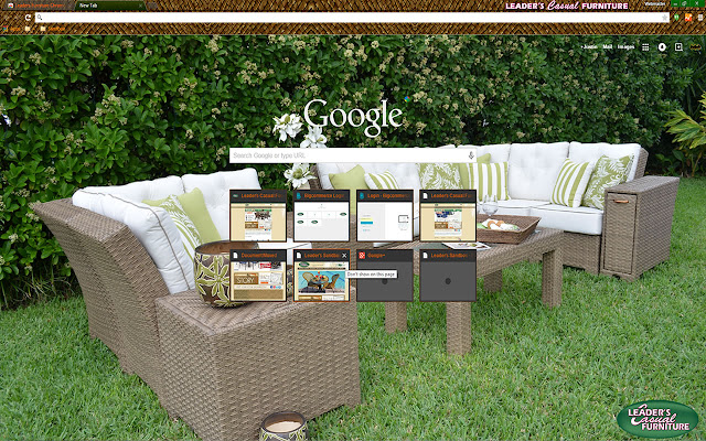 Leaders Furniture Chrome Theme  from Chrome web store to be run with OffiDocs Chromium online