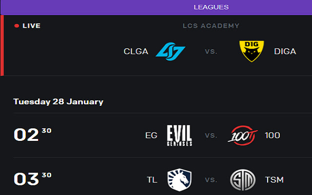 League of Legends (LoL) Event Schedule  from Chrome web store to be run with OffiDocs Chromium online