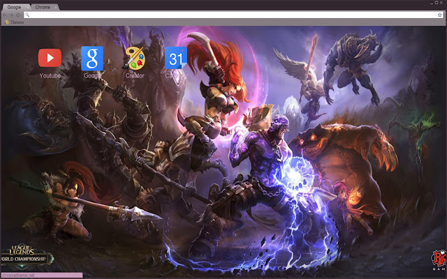 يتم تشغيل League Of Legends Theme HD من متجر Chrome الإلكتروني مع OffiDocs Chromium عبر الإنترنت