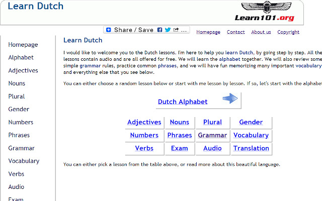 Learn Dutch  from Chrome web store to be run with OffiDocs Chromium online