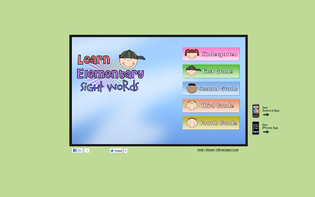 Learn Elementary Sight Words  from Chrome web store to be run with OffiDocs Chromium online