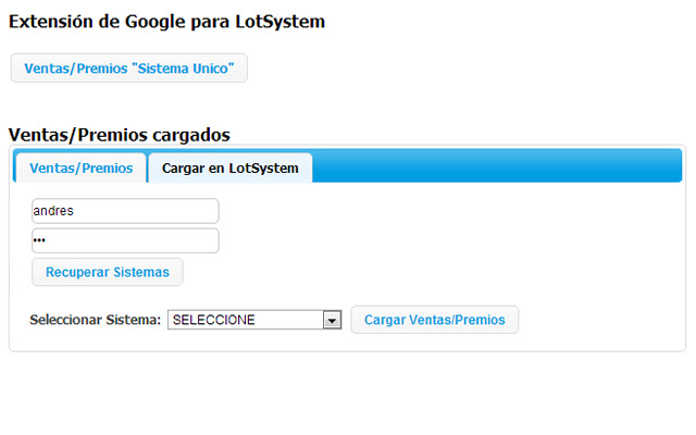 Lector LotSystem  from Chrome web store to be run with OffiDocs Chromium online