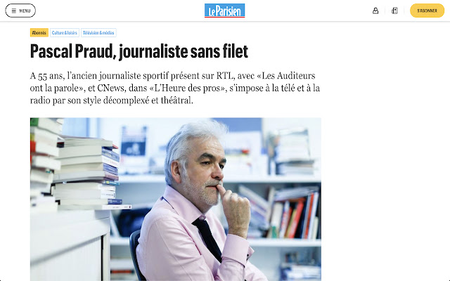 LeParisien Abo  from Chrome web store to be run with OffiDocs Chromium online