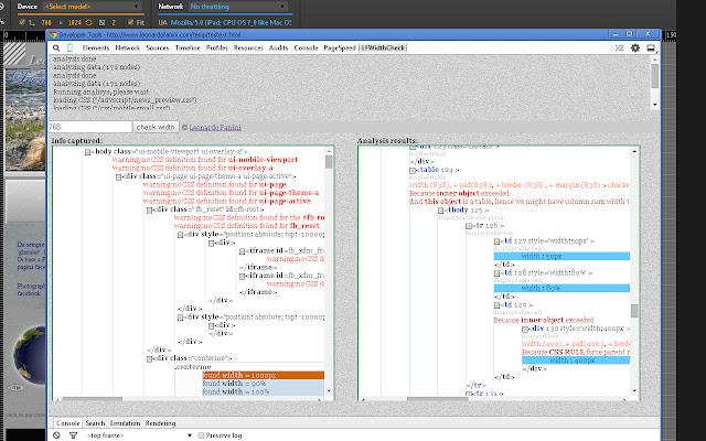 LFWidthChecker  from Chrome web store to be run with OffiDocs Chromium online