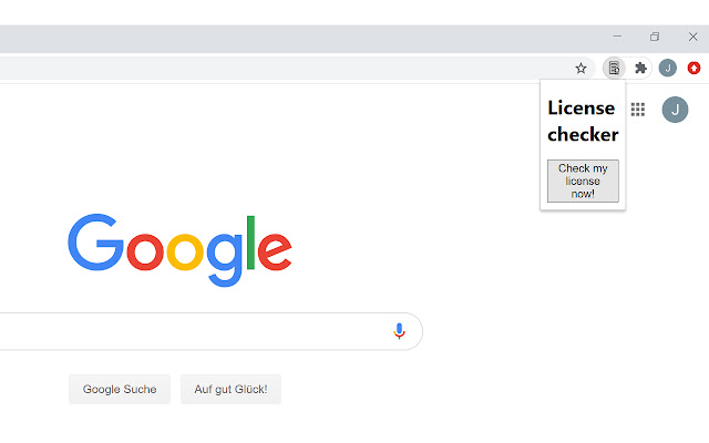 License checker  from Chrome web store to be run with OffiDocs Chromium online