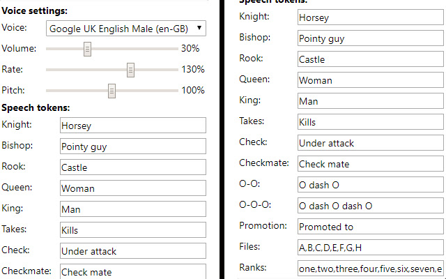 Lichess Text To Speech  from Chrome web store to be run with OffiDocs Chromium online