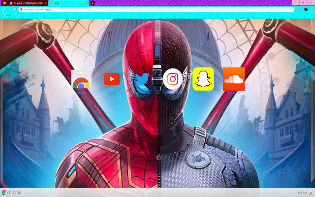 LIGHT | DARK SIDE | Spider Man: Far From Home  from Chrome web store to be run with OffiDocs Chromium online