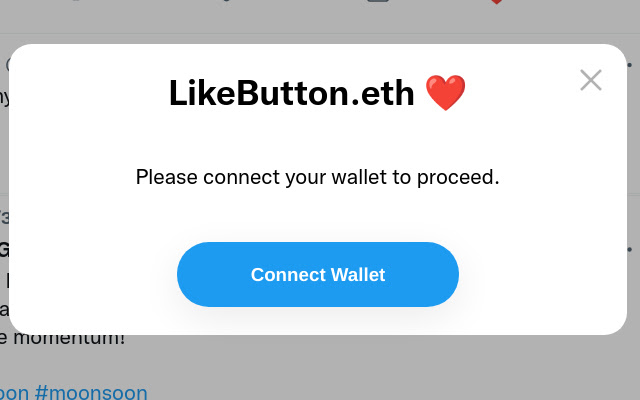 LikeButton.eth  from Chrome web store to be run with OffiDocs Chromium online