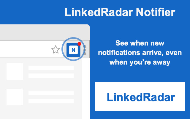 LinkedRadar Notifier For LinkedIn™  from Chrome web store to be run with OffiDocs Chromium online