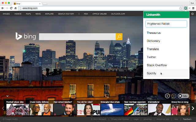 Linksmith  from Chrome web store to be run with OffiDocs Chromium online