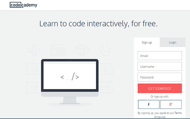 Link to Codecademy  from Chrome web store to be run with OffiDocs Chromium online