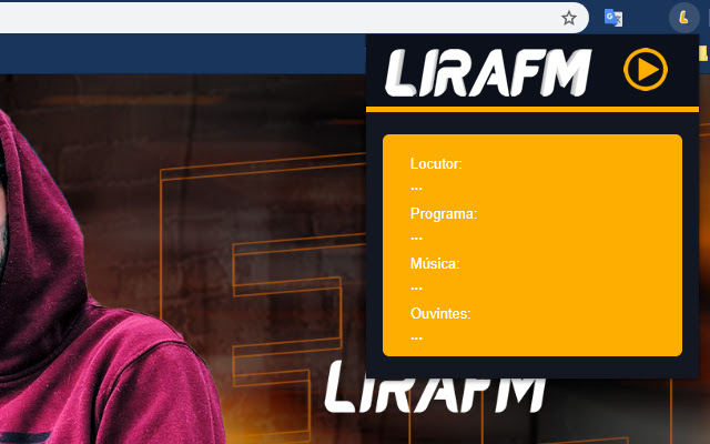 Lira FM  from Chrome web store to be run with OffiDocs Chromium online