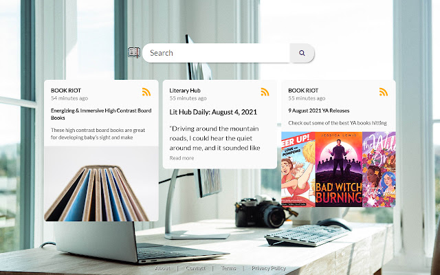 Literature News on New Tab  from Chrome web store to be run with OffiDocs Chromium online