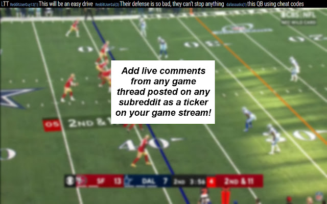 Live Thread Ticker  from Chrome web store to be run with OffiDocs Chromium online