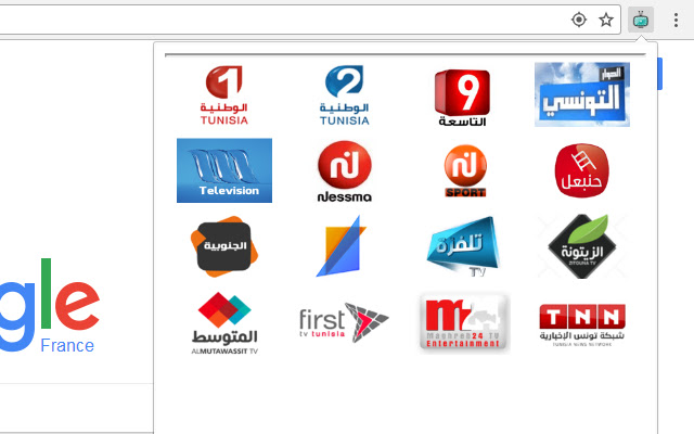 LIVE TV Télévisions Tunsiennes  from Chrome web store to be run with OffiDocs Chromium online