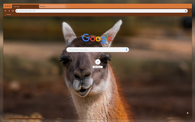 Llama face  from Chrome web store to be run with OffiDocs Chromium online