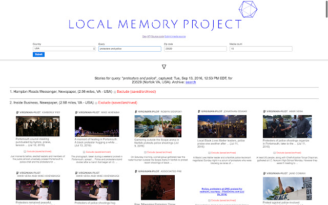 Local Memory Project  from Chrome web store to be run with OffiDocs Chromium online