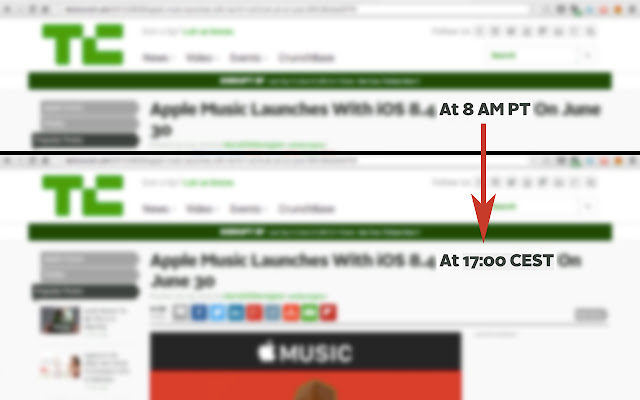 Local Time Automatic Time Zone Converter  from Chrome web store to be run with OffiDocs Chromium online