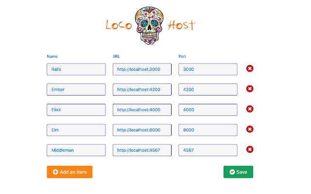 LocoHost  from Chrome web store to be run with OffiDocs Chromium online