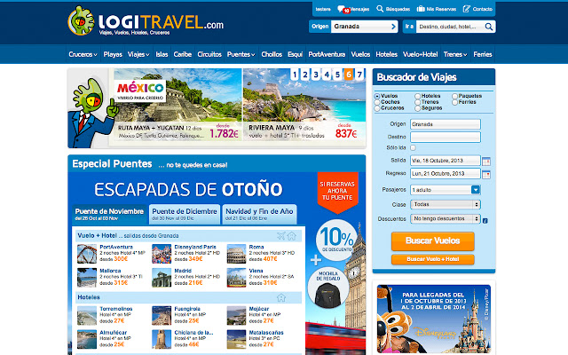 Logitravel.it  from Chrome web store to be run with OffiDocs Chromium online