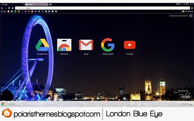 London Blue Eye  from Chrome web store to be run with OffiDocs Chromium online