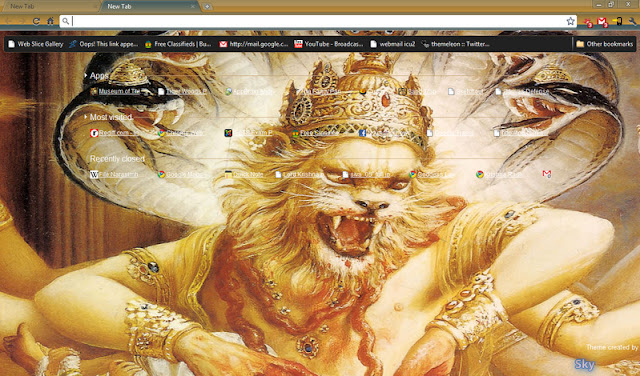 Lord Narsimha(Avatar)  from Chrome web store to be run with OffiDocs Chromium online