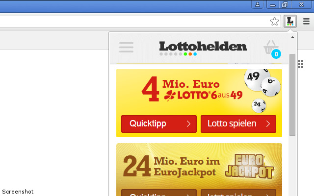 Lottohelden.de Online günstig Lotto spielen  from Chrome web store to be run with OffiDocs Chromium online