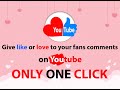 Love all your fans Comments on YouTube  from Chrome web store to be run with OffiDocs Chromium online