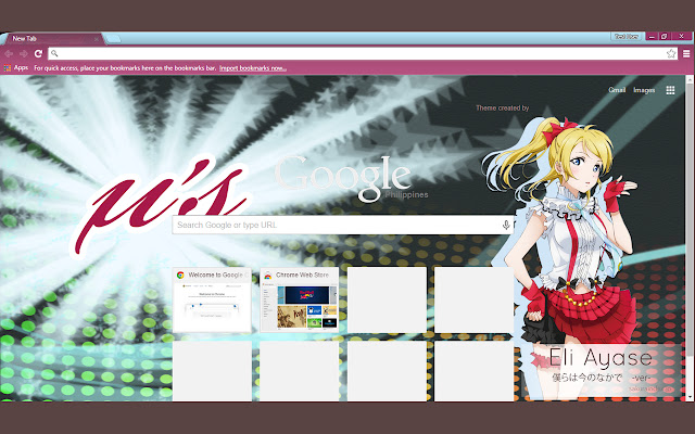 Love Live! Eli Ayase  from Chrome web store to be run with OffiDocs Chromium online