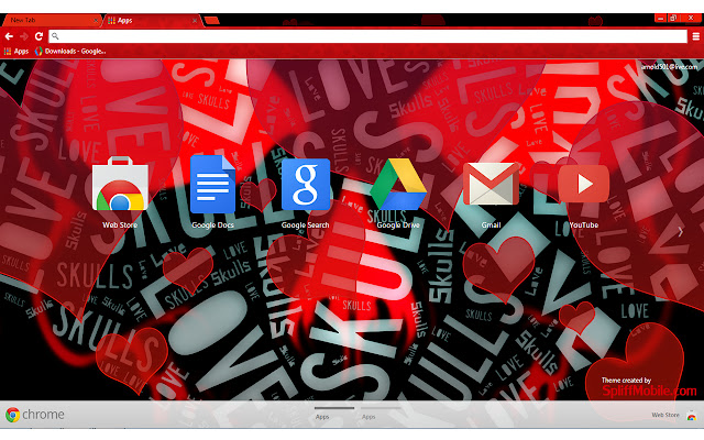 Love Skulls  from Chrome web store to be run with OffiDocs Chromium online